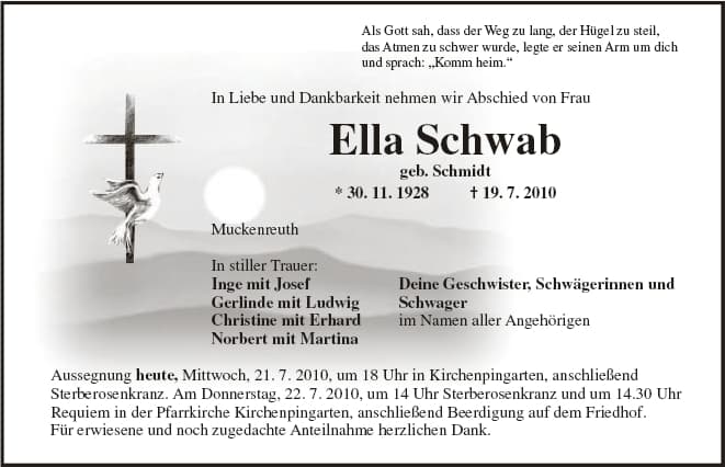 Frau Ella Schwab