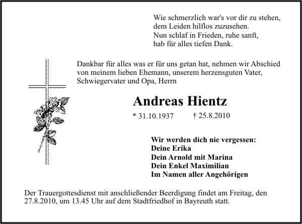 Herr Andreas Hientz