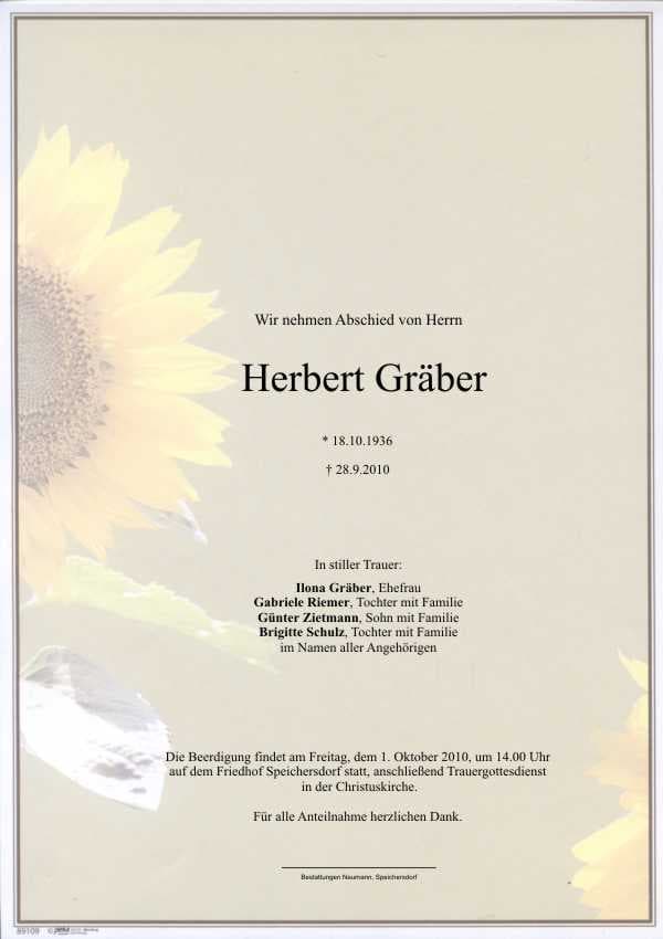 Herr Herbert Gräber