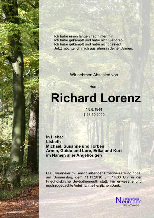 Herr Richard Lorenz