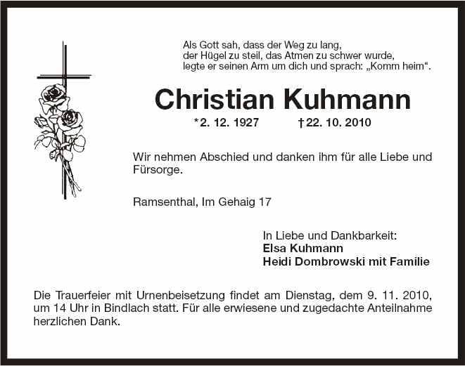 Herr Christian Kuhmann