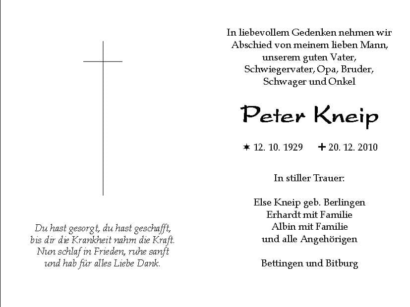 Herr Peter Kneip