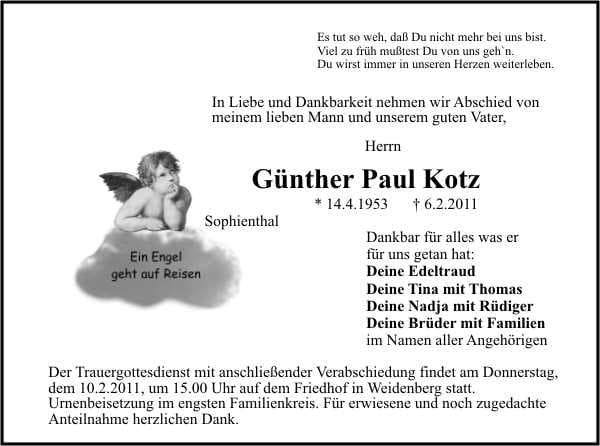 Herr Günther Kotz