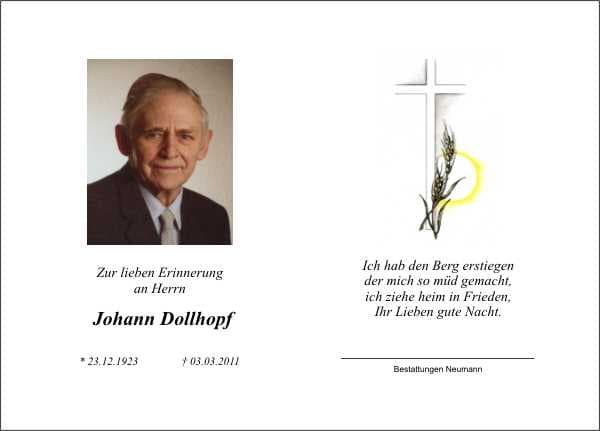 Herr Johann Dollhopf