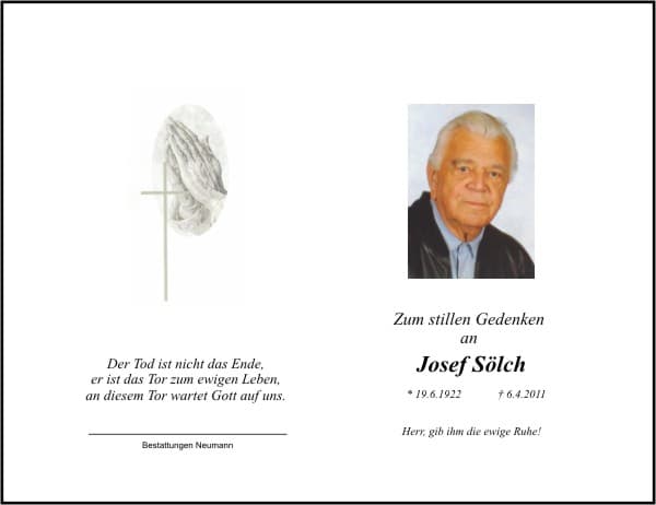 Herr Josef Sölch
