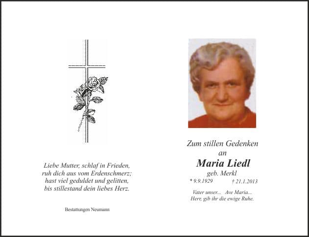 Frau Maria Liedl