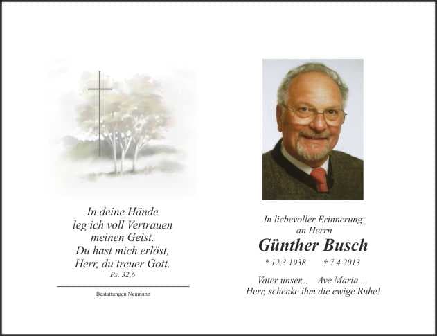 Herr Günther Busch