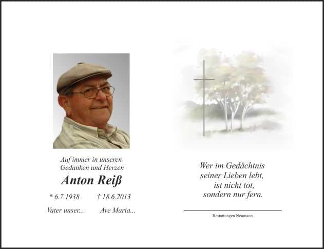 Herr Anton Reiß