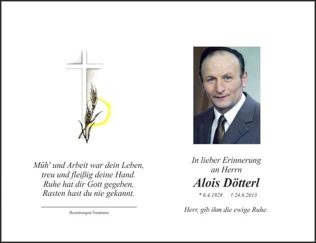 Herr Alois Dötterl