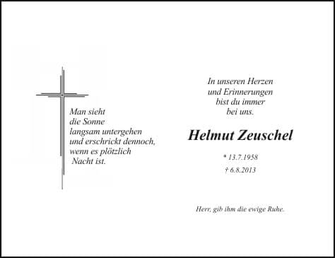Herr Helmut Zeuschel