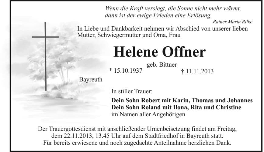 Frau Helene Offner