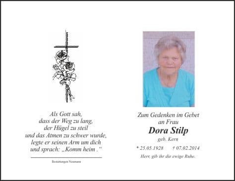 Frau Dora Stilp