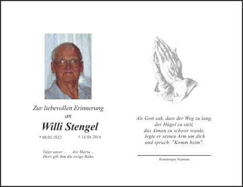 Herr Wilhelm Stengel