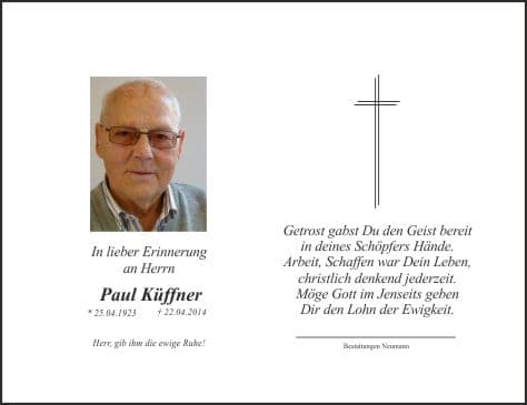 Herr Paul Küffner