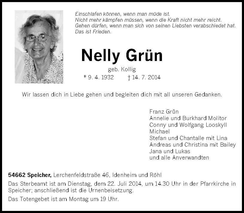 Frau Nelly Grün