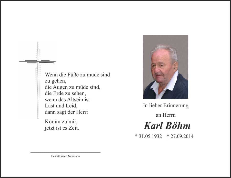 Herr Karl Böhm