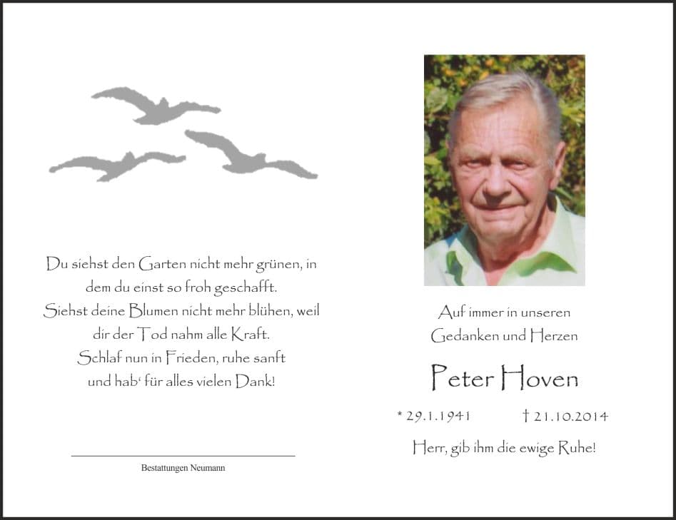 Herr Peter Hoven