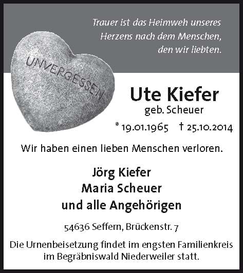 Frau Ute Kiefer