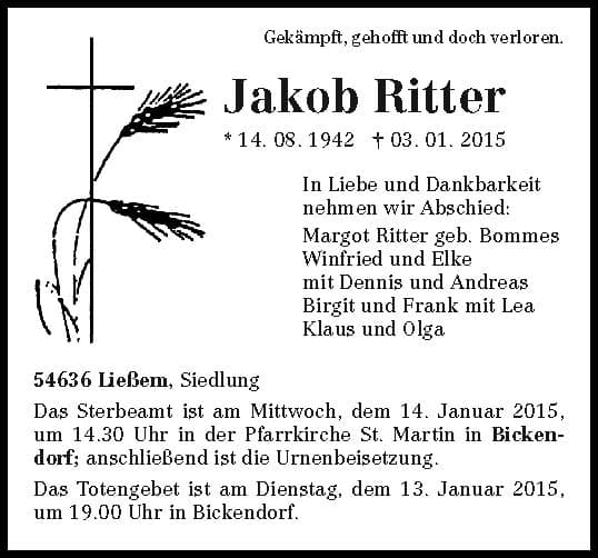Herr Jakob Ritter