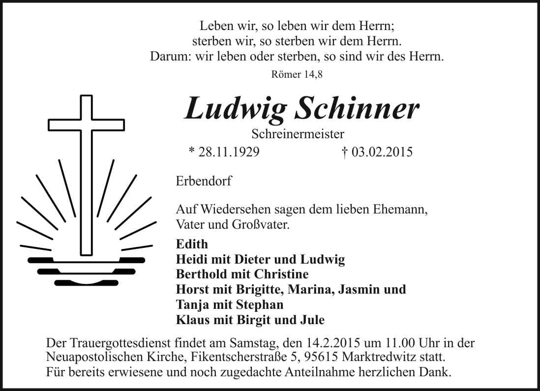 Herr Ludwig Schinner