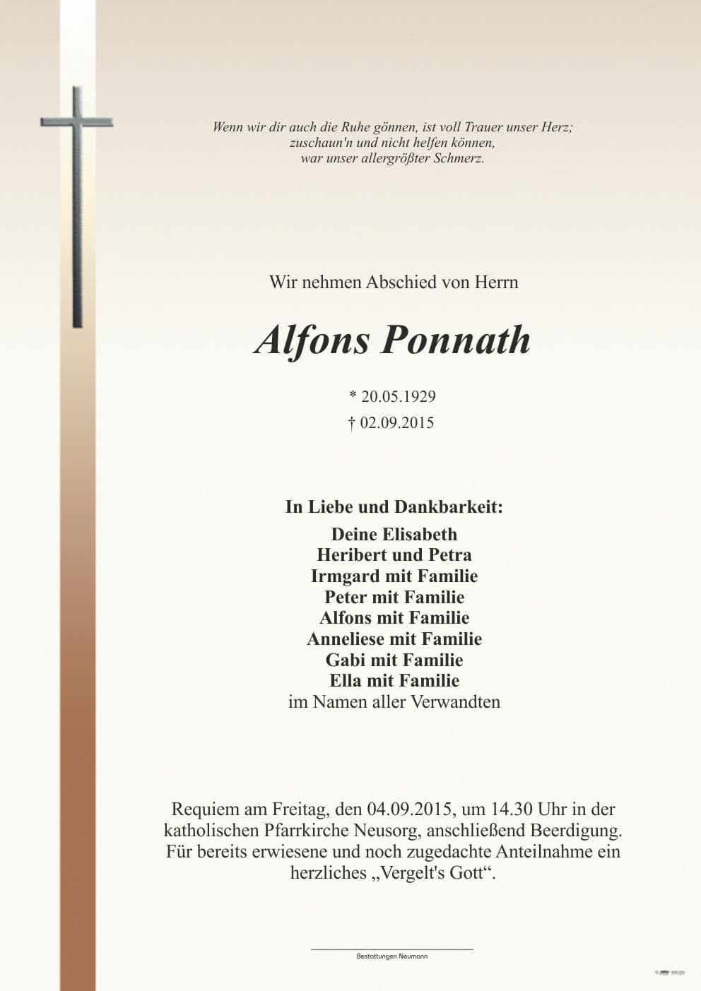 Herr Alfons Ponnath