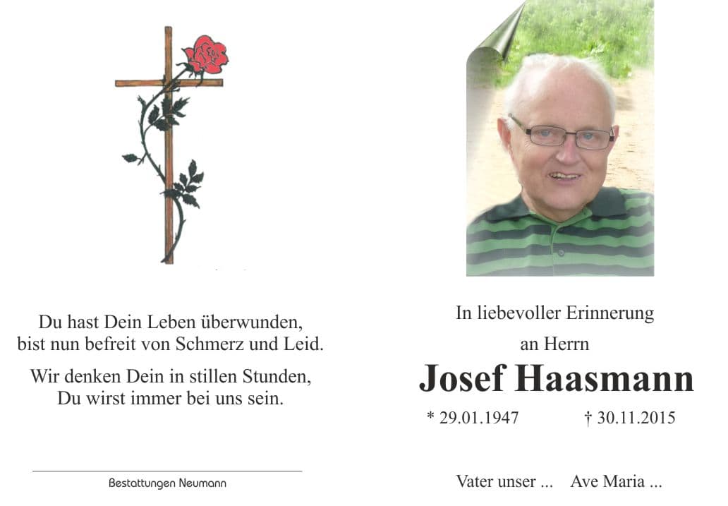 Herr Josef Haasmann