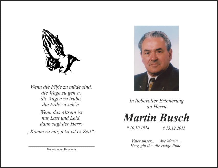 Herr Martin Busch