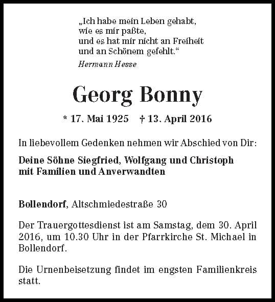 Herr Gerd Bonny