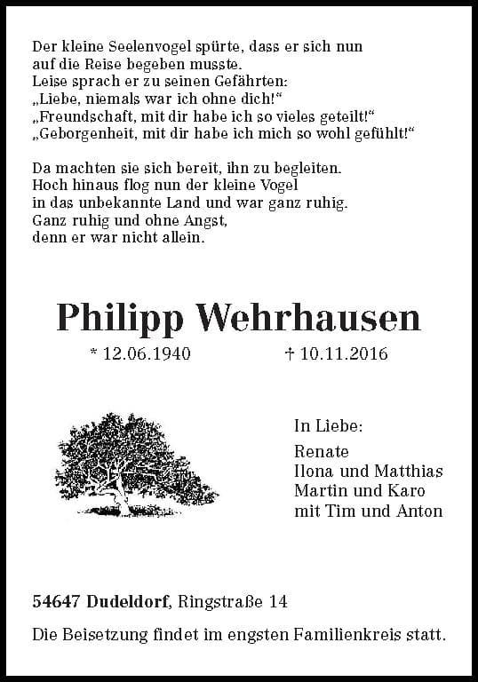 Herr Philipp Wehrhausen