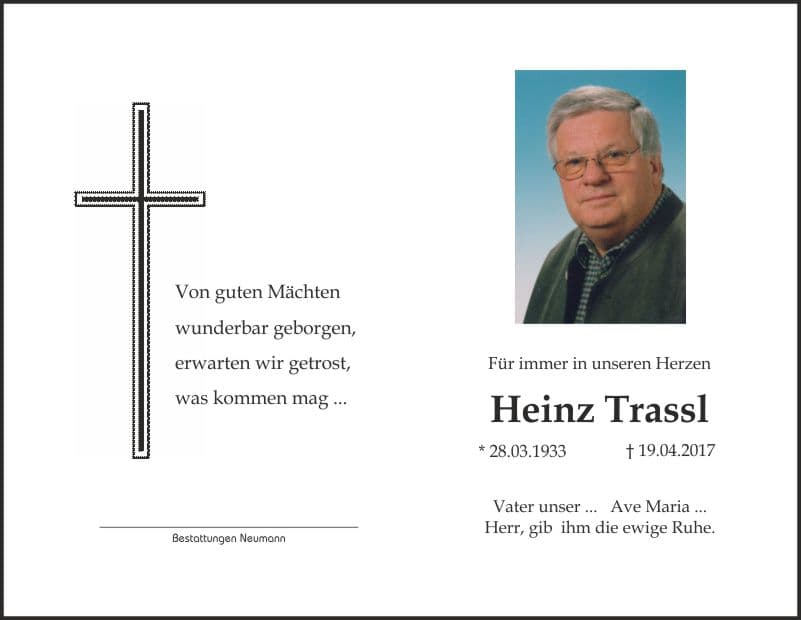 Herr Heinz Trassl