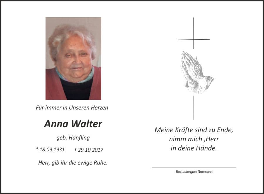 Frau Anna Walter