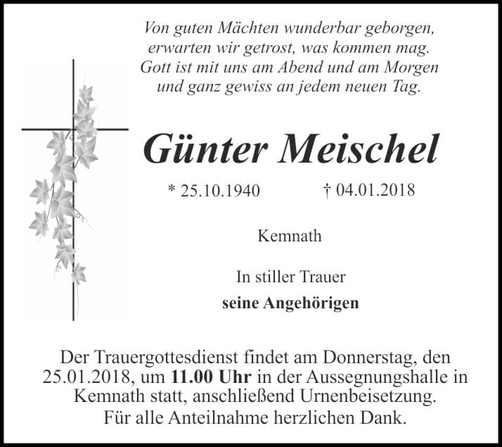 Herr Günter Meischel