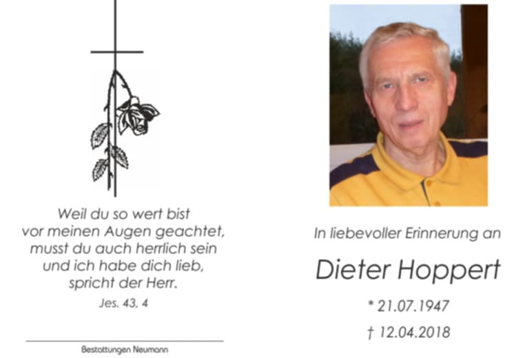 Herr Klaus-Dieter Hoppert