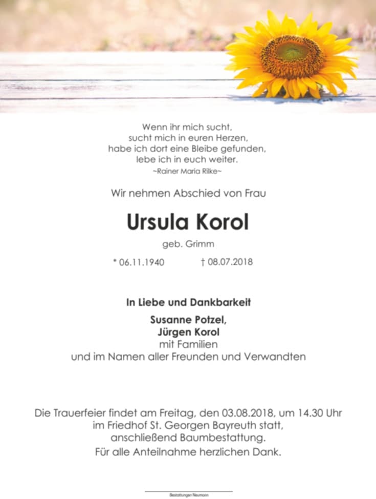 Frau Ursula Korol