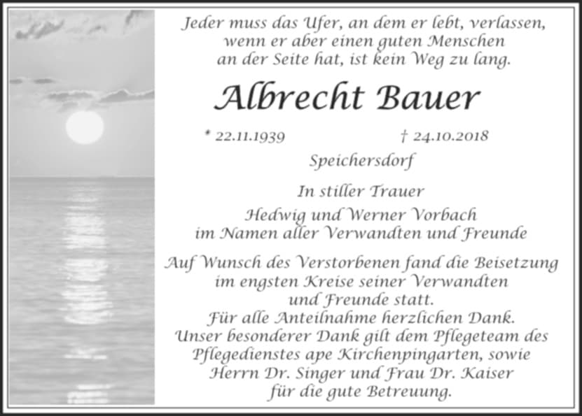Herr Albrecht Bauer