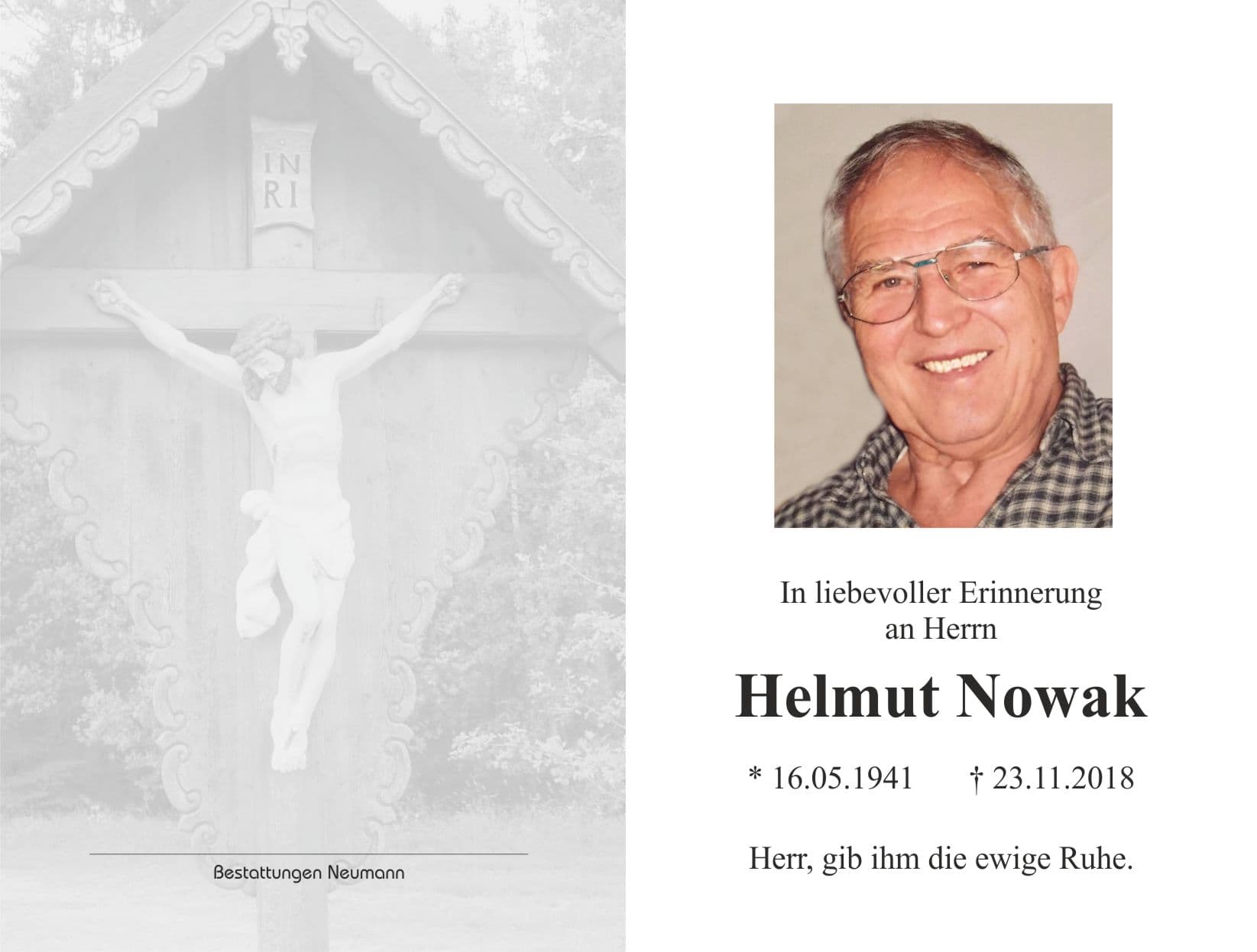 Herr Helmut Nowak