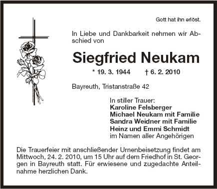 Herr Siegfried Neukam