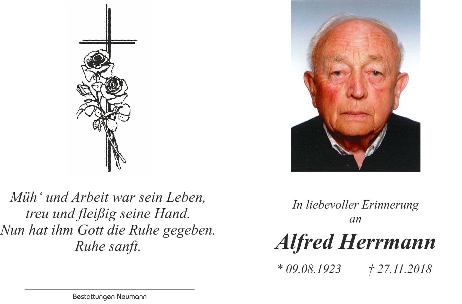 Herr Alfred Herrmann